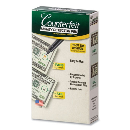 Picture of Smart Money Counterfeit Bill Detector Pen, U.s. Currency, 12/pack
