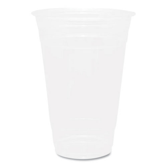 Picture of PET Plastic Cups, 20 oz, Clear, 1,000/Carton