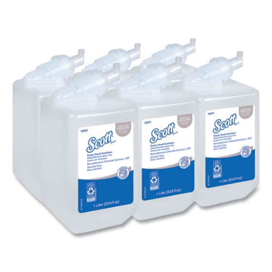 Picture of Essential Alcohol-Free Foam Hand Sanitizer, 1,000 Ml Cassette, Unscented, 6/carton