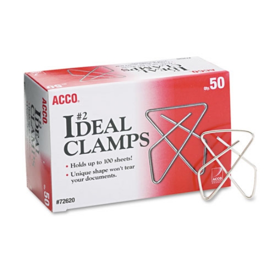 Picture of Ideal Clamps, #2, Smooth, Silver, 50/Box