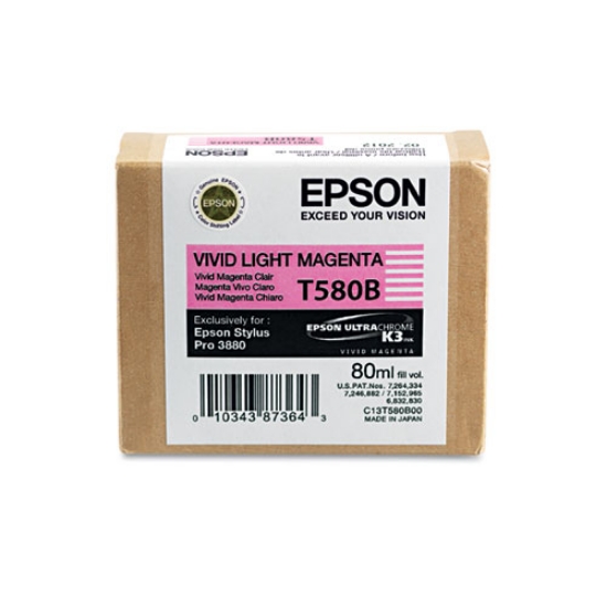 Picture of Epson T580B00 Vivid Light Magenta K3 Ink (80ml)