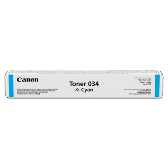 Picture of Canon 9453B001AA (Canon 034C, CRG-034C) Cyan Toner Cartridge (7300 Yield)