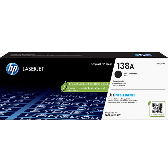 Picture of HP W1380A (HP 138A) Black Laser Toner Cartridge (1500 Yield)