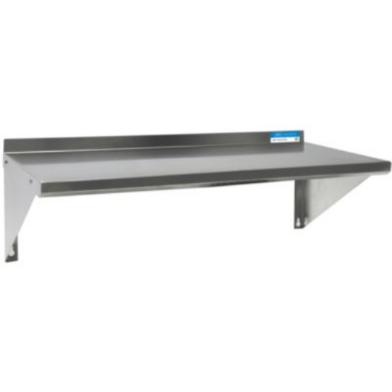 Picture of Stainless Steel Economy Overshelf, 32w x 12d x 8h, Stainless Steel, Silver, 2/Pallet, Ships in 4-6 Business Days
