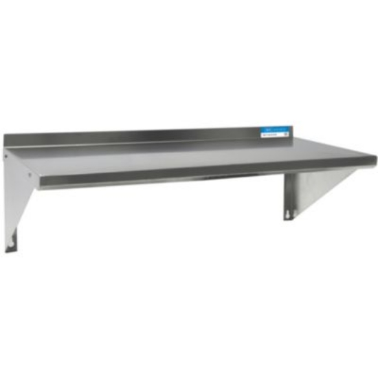 Picture of Stainless Steel Economy Overshelf, 48w x 16d x 11.5h, Stainless Steel, Silver, 2/Pallet, Ships in 4-6 Business Days