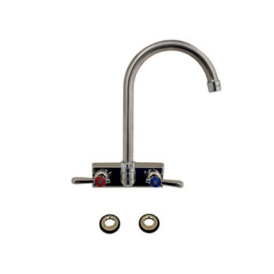 Picture of Evolution Splash Mount Stainless Steel Faucet, 9.06" Height/4.5" Reach, Stainless Steel, Ships in 4-6 Business Days