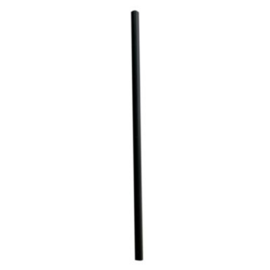 Picture of Giant Straws, 7.75", Polypropylene, Black, 1,500/Carton