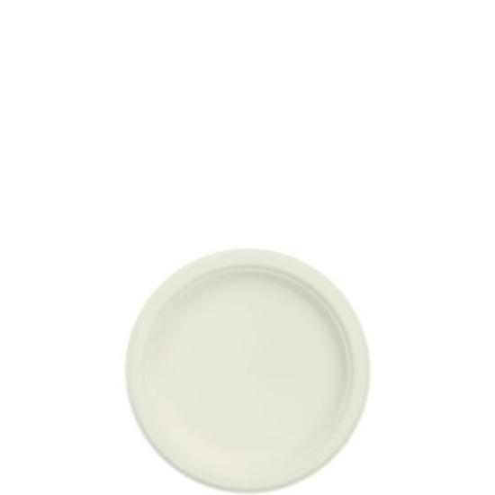Picture of Compostable Fiber Dinnerware, ProPlanet Seal, Plate, 6" Diameter, Ivory, 1,000/Carton