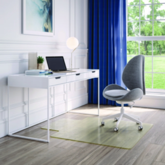 Picture of Oceanmat Hard Floor Chair Mat, 45 x 53, Lipped, Clear