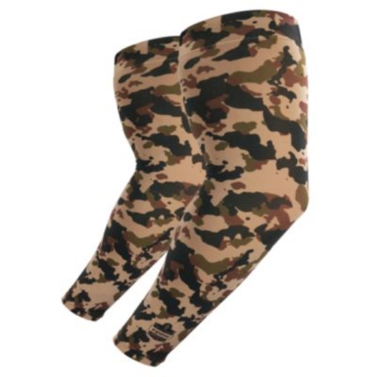 Picture of Chill-Its 6695 Sun Protection Arm Sleeves, Polyester/Spandex, X-Large/2X-Large, Camo, Ships in 1-3 Business Days