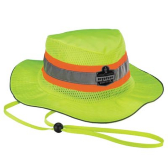 Picture of Chill-Its 8935CT Hi-Vis PVA Ranger Sun Hat, Polyester/PVA, 2X-Large/3X-Large, Lime, Ships in 1-3 Business Days