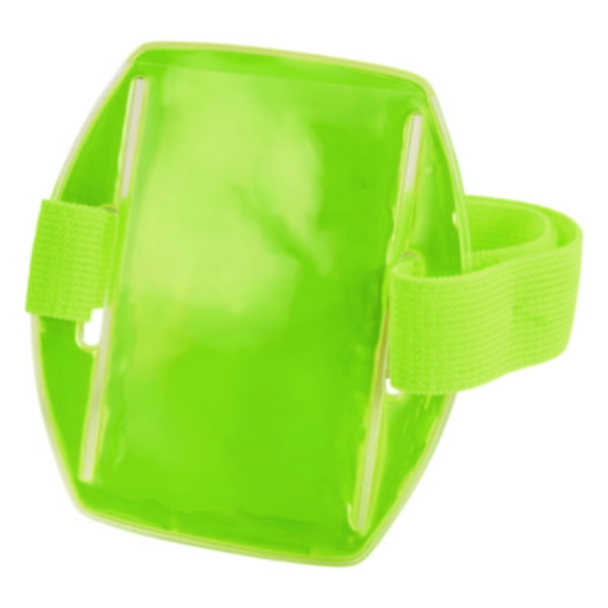 Picture of Squids 3386 Arm Band ID/Badge Holder, Vertical, Lime 3.75 x 4.25 Holder, 2.5 x 4 Insert, Ships in 1-3 Business Days
