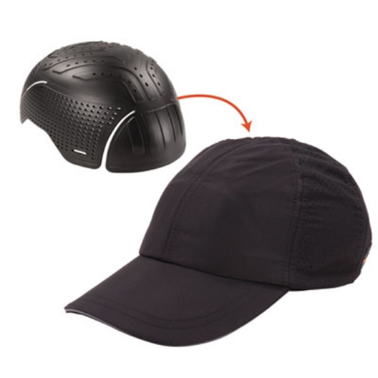 Picture of Skullerz 8947 Lightweight Baseball Hat and Bump Cap Insert, X-Large/2X-Large, Black , Ships in 1-3 Business Days