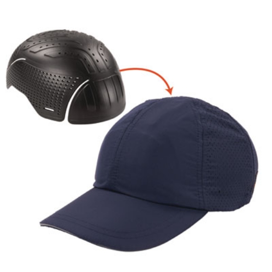 Picture of Skullerz 8947 Lightweight Baseball Hat and Bump Cap Insert, X-Large/2X-Large, Navy, Ships in 1-3 Business Days