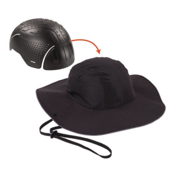 Picture of Skullerz 8957 Lightweight Ranger Hat and Bump Cap Insert, Medium/Large, Black, Ships in 1-3 Business Days