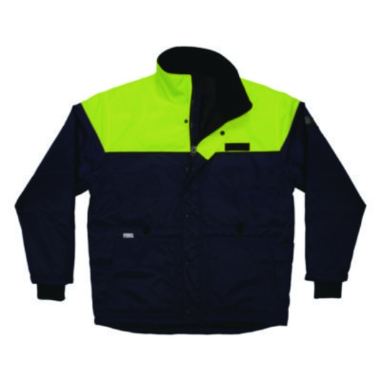 Picture of N-Ferno 6476 Insulated Freezer Jacket, 5X-Large, Navy, Ships in 1-3 Business Days