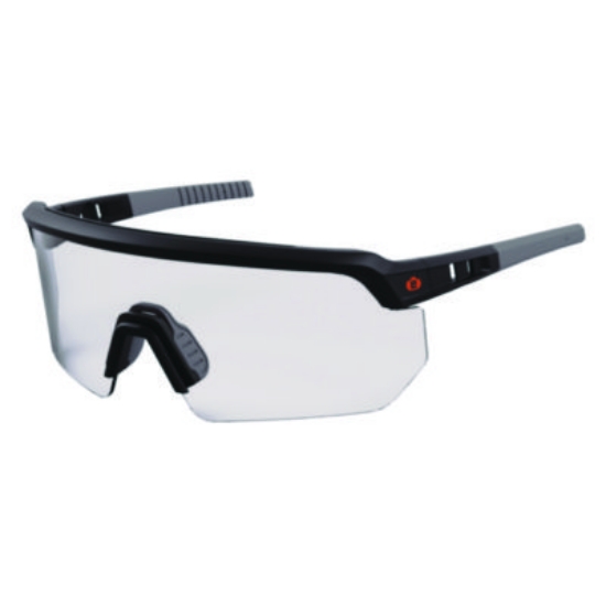 Picture of Skullerz AEGIR Safety Glasses, Matte Black Nylon Impact Frame, Clear Polycarbonate Lens, Ships in 1-3 Business Days