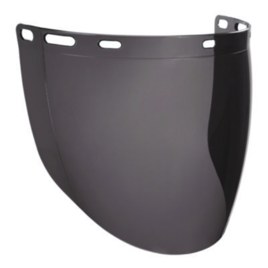 Picture of Skullerz 8997 Anti-Scratch/Anti-Fog Face Shield Replacement, Cap-Style/Safety Helmet, Smoke Lens, Ships in 1-3 Bus Days