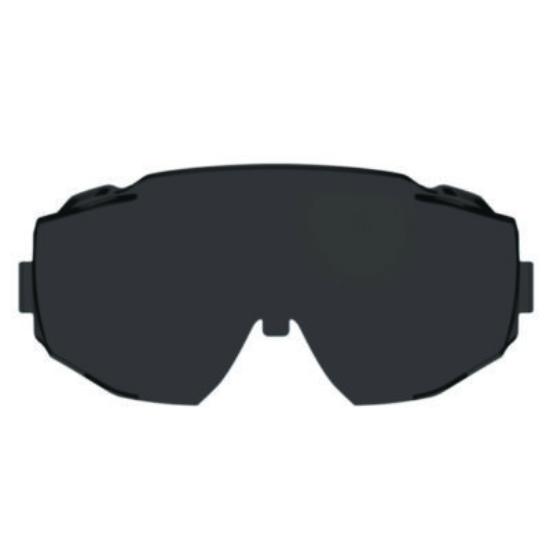 Picture of Skullerz MODI OTG Anti-Scratch and Enhanced Anti-Fog Safety Goggles Replacement Lens, Smoke, Ships in 1-3 Business Days