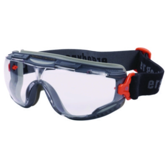 Picture of Skullerz ARKYN Anti-Scratch and Enhanced Anti-Fog Safety Goggles with Elastic Strap, Clear, Ships in 1-3 Business Days
