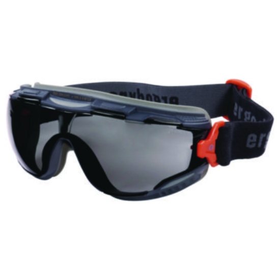 Picture of Skullerz ARKYN Anti-Scratch and Enhanced Anti-Fog Safety Goggles with Elastic Strap, Smoke, Ships in 1-3 Business Days