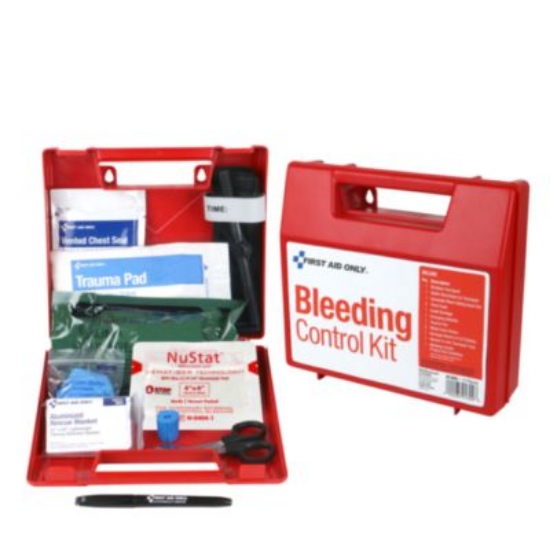 Picture of Bleeding Control Wall Station Single Kit - Deluxe, 14 Pieces, Plastic Case