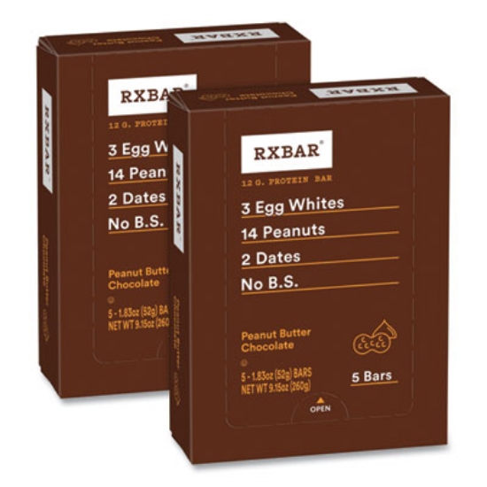 Picture of Adult Bars, Peanut Butter Chocolate, 1.83 oz Bar, 5 Bars/Pack, 2 Packs/Carton, Ships in 1-3 Business Days