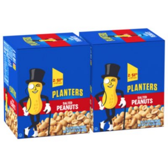 Picture of Salted Peanuts, 1.75 oz Pack, 18 Packets/Box, 2 Boxes/Carton, Ships in 1-3 Business Day