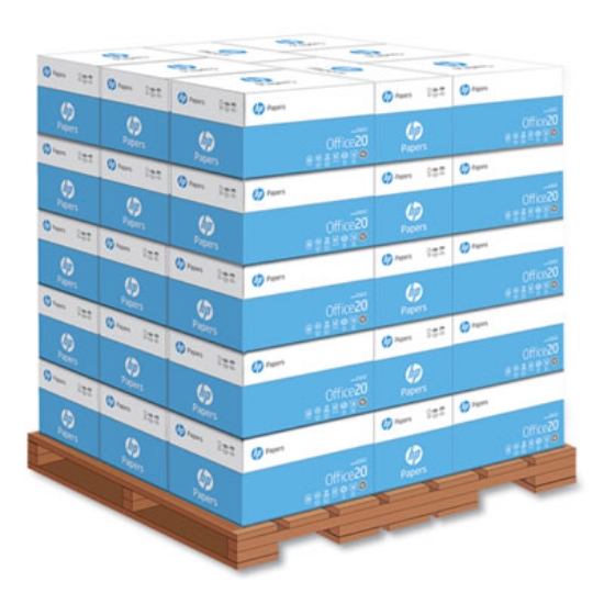 Picture of Office20, 92 Bright, 20 lb Bond, 8.5 x 11, White, 500/Ream, 10 Reams/Carton, 40 Cartons/Pallet