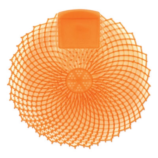 Picture of Eclipse Urinal Screen, Tropical Mango Scent, Orange, 12/box, 3 Boxes/carton