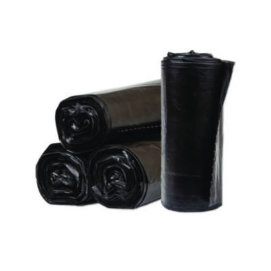 Picture of Eco Strong Plus Can Liners. 44 gal, 1.35 mil, 37" x 50", Black, 100/Carton