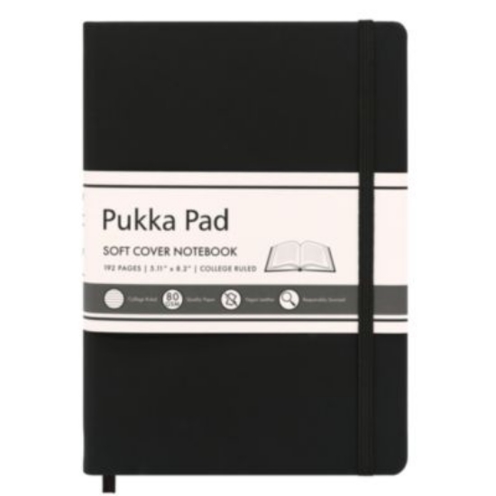 Picture of NOTEBOOK,8X5,SMALL,BK