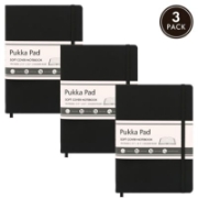 Picture of NOTEBOOK,8X5,SMALL,3PK,BK