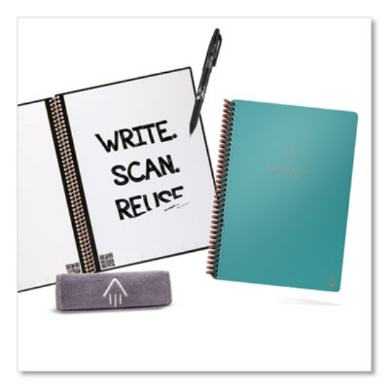 Picture of Fusion Smart Notebook, Seven Assorted Page Formats, Blue Cover, (21) 8.8 x 6 Sheets