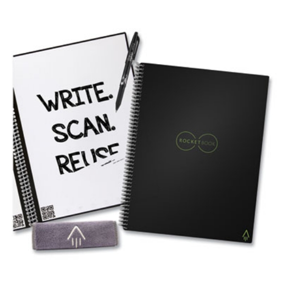 Picture of Core Smart Notebook, Dotted Rule, Black Cover, (16) 11 x 8.5 Sheets