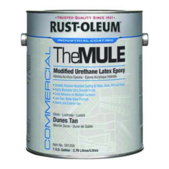 Picture of Commercial The MULE (Modified Urethane Latex Epoxy), Interior/Exterior, Gloss Dunes Tan, 1 gal Bucket/Pail, 2/Carton