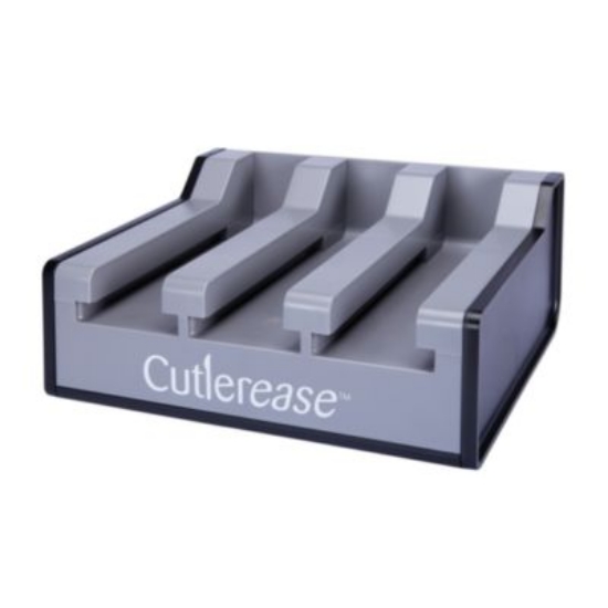 Picture of Cutlerease Base, Holds 3 Dispensers, 12.5 x 12.5 x 5.25, Gray/Black