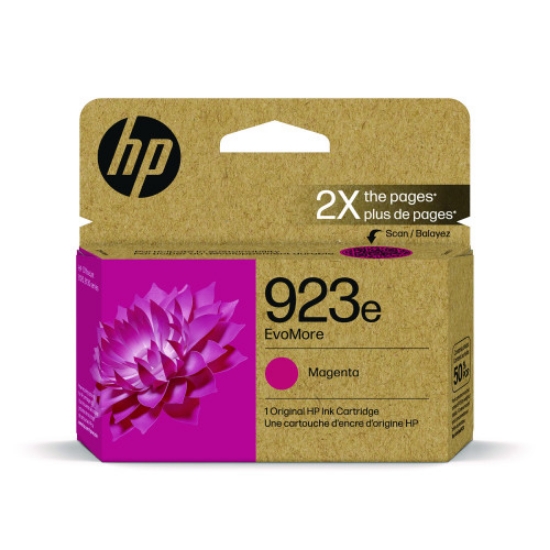 Picture of HP 4K0T5LN (HP 923e) High Yield Magenta Ink Cartridge (802 Yield)