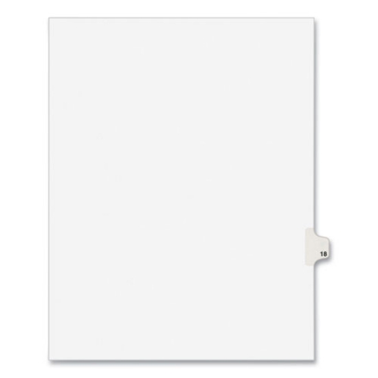 Picture of INDEX,SD,LTR,WHT,18,25/PK