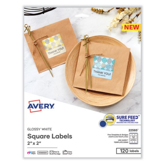 Picture of LABEL,2X2,LSR/INK,10SH/PK