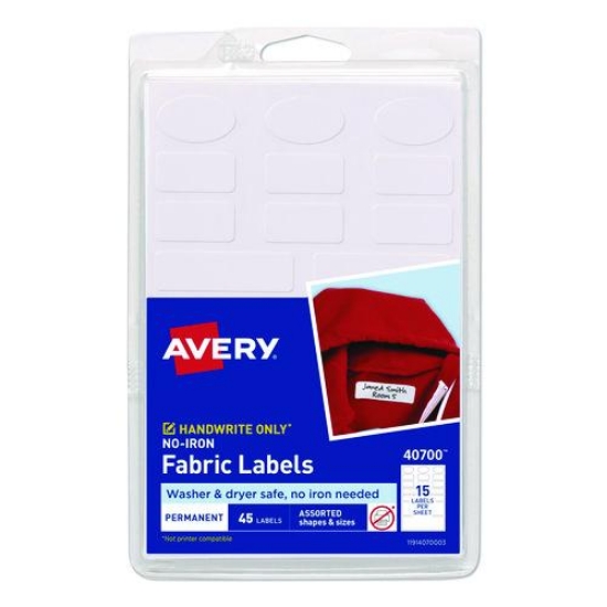 Picture of LABEL,FABRC,46/PK,WH