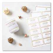 Picture of LABEL,2X4,100/PK,GLD,WH