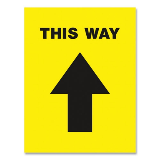 Picture of DECAL,FLR,DIRECTN,YL/BK,5