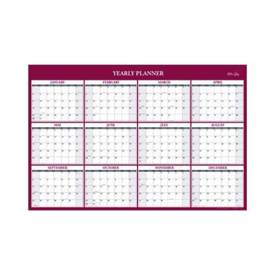 Picture of CALENDAR,LAMNTD,36X24,RD
