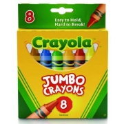 Picture of CRAYON,JUMBO,8 BX,AST