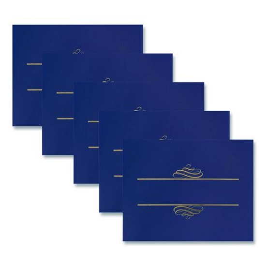 Picture of PAPER,CERT,COVER,NAVY,5CT