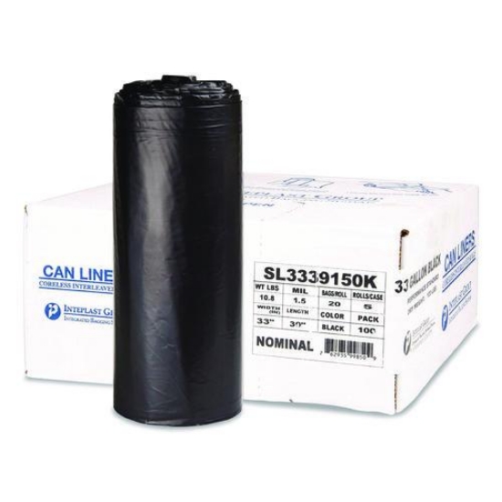Picture of LINER,CAN,33G,1.5MIL,BK,5