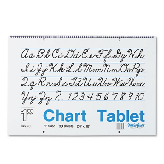 Picture of PAD,CHART24X16,1"RUL,30SH