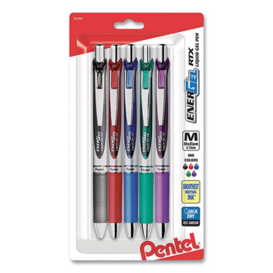 Picture of PEN,GEL,MED,5PK,AST