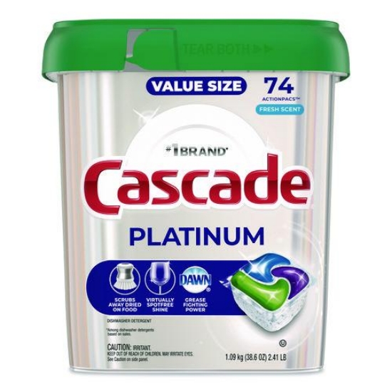 Picture of DETERGENT,DW,FRESH 74 CT